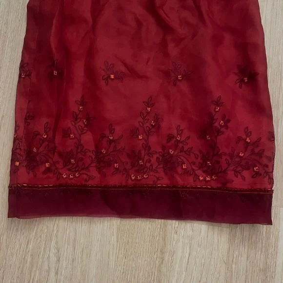 Laundry By Shelli Segal Red Floral Mini Dress - Picture 2 of 5